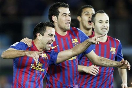 Amarga felicidad en el Barça