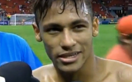 Neymar habló del Barça tras el Santos-Flamengo