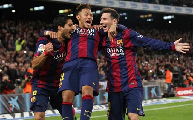 Luis Suárez, Neymar y Messi liderarán el once del Barça frente al Manchester City en el Etihat Stadium