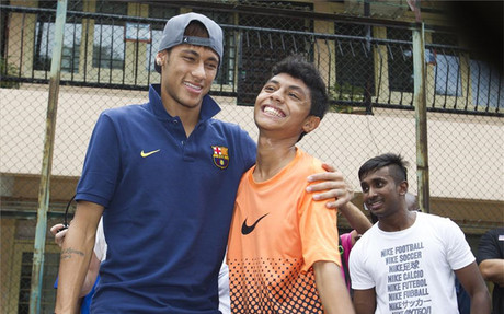 Neymar fez feliz por Syafiq