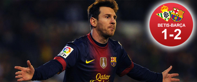 'Torpedo' Messi hunde al Betis