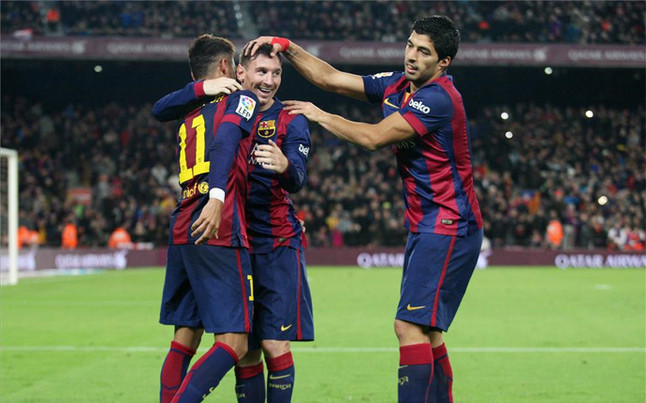 Messi, Neymar y Suárez, un tridente de lujo en el Calderón