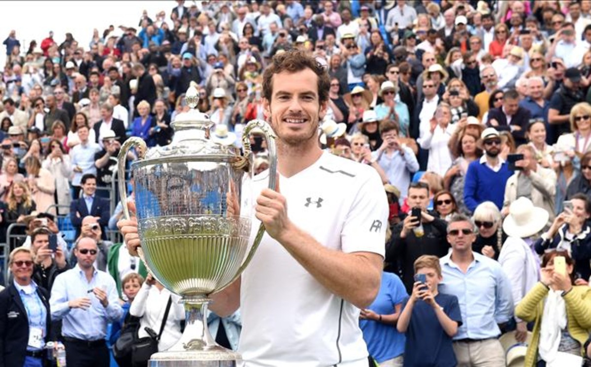 Andy Murray hace historia a una semana de Wimbledon