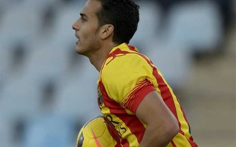 Pedro Rodríguez se quedó con el balón del Getafe-Barça del 22 de diciembre de 2013  tras su 'hat trick' que permitió la remontada blaugrana hasta el 2-5.