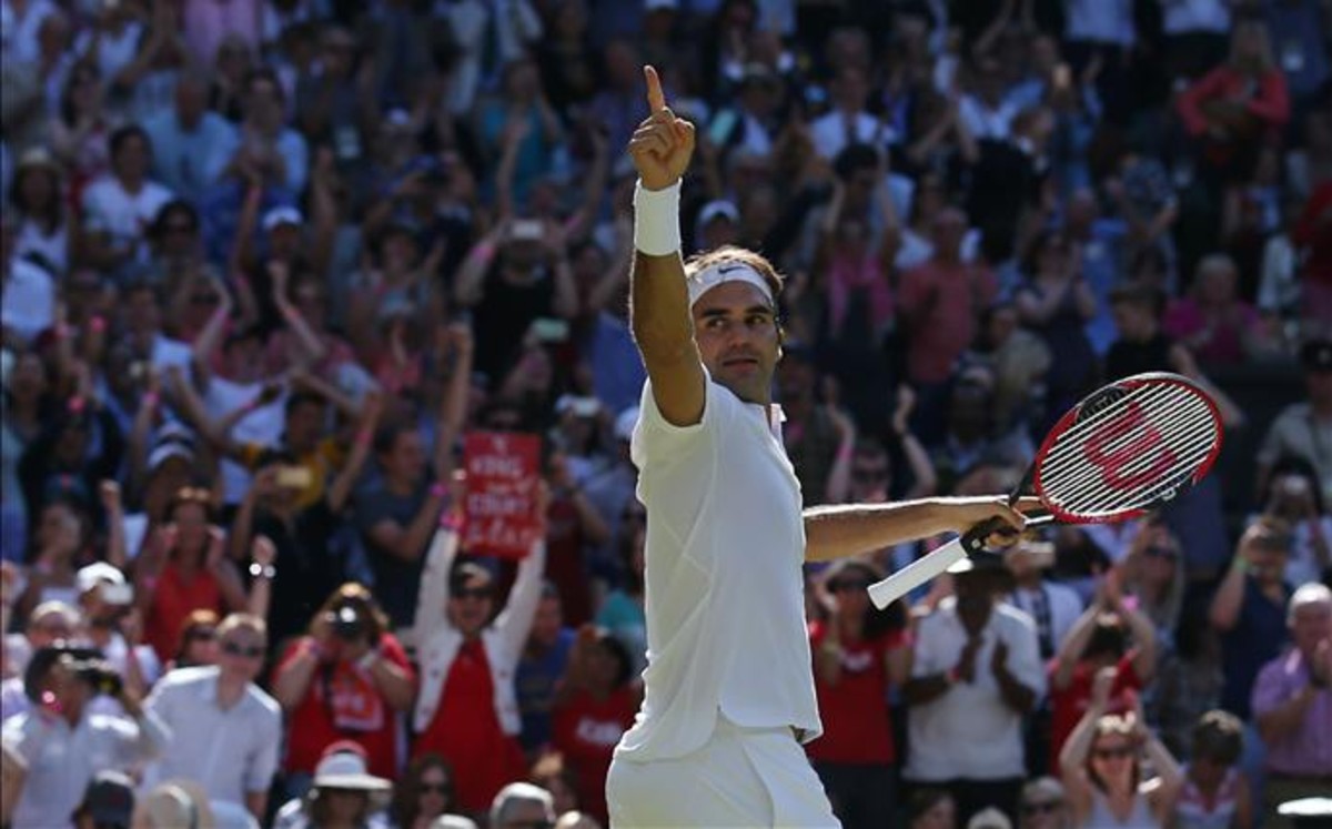 Las tres grandes remontadas de Federer en Wimbledon