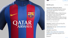 El mensaje del Barça con la nueva camiseta 2016/17 en Instagram