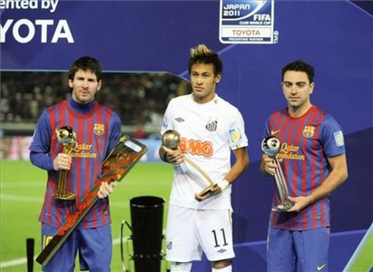 Neymar sigue soñando con jugar al lado de Messi y Xavi