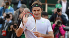Federer sufri ms de la cuenta ante Gilles Simon