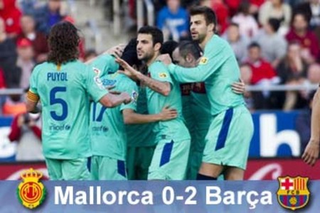 El Barça ganó en Mallorca