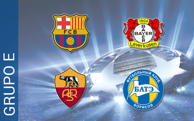 Sorteo Champions Grupo E. Leverkusen, Roma y BATE Borisov, rivales del FC Barcelona