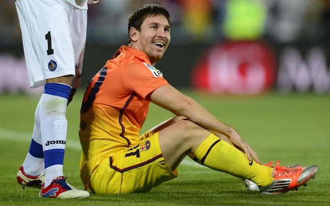 Messi jugó la última media hora en Getafe y marcó dos goles | Foto: l AFP