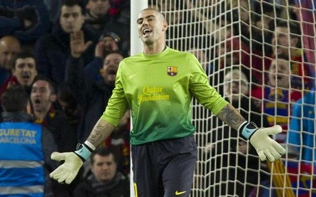 Valdés quiere encontrar la fórmula para asegurar un poco más la portería del Barça