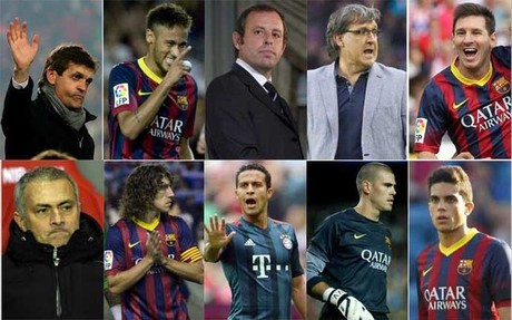 Estos son diez de los protagonistas del Barça en el 2013