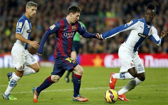 Messi fue decisivo ante el Espanyol