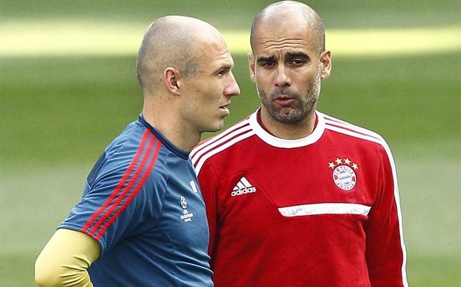 Robben tiene un gran aprecio a Pep Guardiola