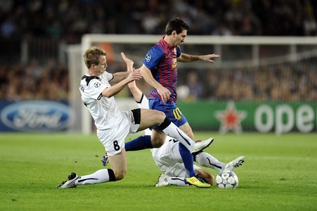 Messi estuvo genial en algunas acciones pero le faltó culminar