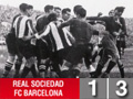 El Barça tumba a la Real Sociedad en el tercer asalto de la Copa de 1928