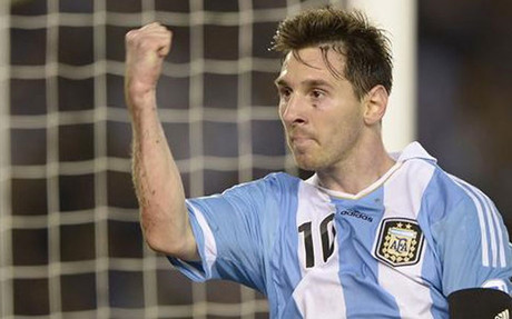 Messi lideró a la albiceleste junto a Higuaín