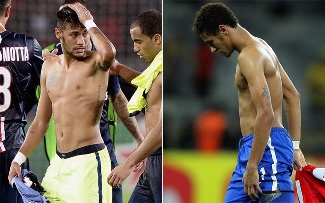 La evolución de Neymar de un año a otro