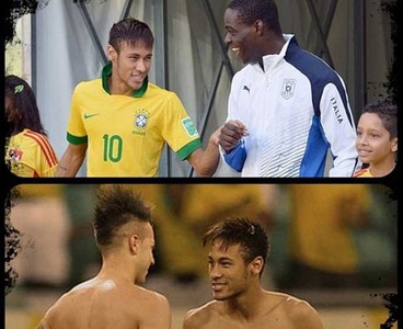 Las dos fotos que colgó Neymar en Instagram
