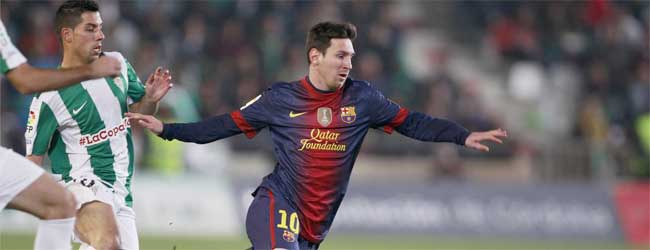 Messi marca el primero