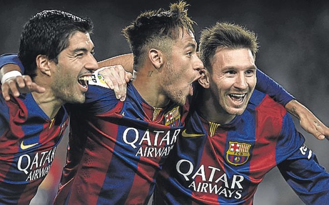 Suárez, Neymar y Messi se complementan a las mil maravillas