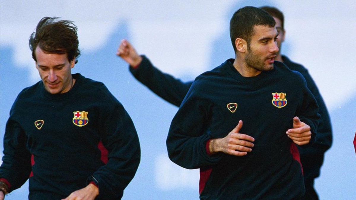 Alfonso y Guardiola fueron compañeros en el Barcelona