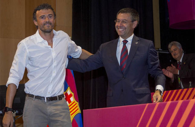 Luis Enrique renueva contrato por el Barcelona hasta el 2017