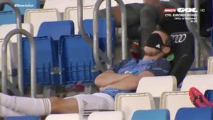 Gareth Bale, dormant dans les tribunes à Madrid - Alavés