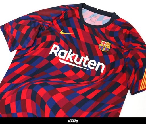 camiseta pre match barcelona