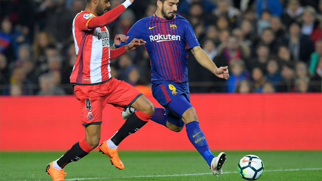 LALIGA | FC Barcelona - Girona (6-1): Suárez igualó el tanto inicial de Portu