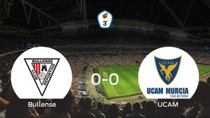 El CD Bullense y el UCAM B firman un empate sin goles (0-0)