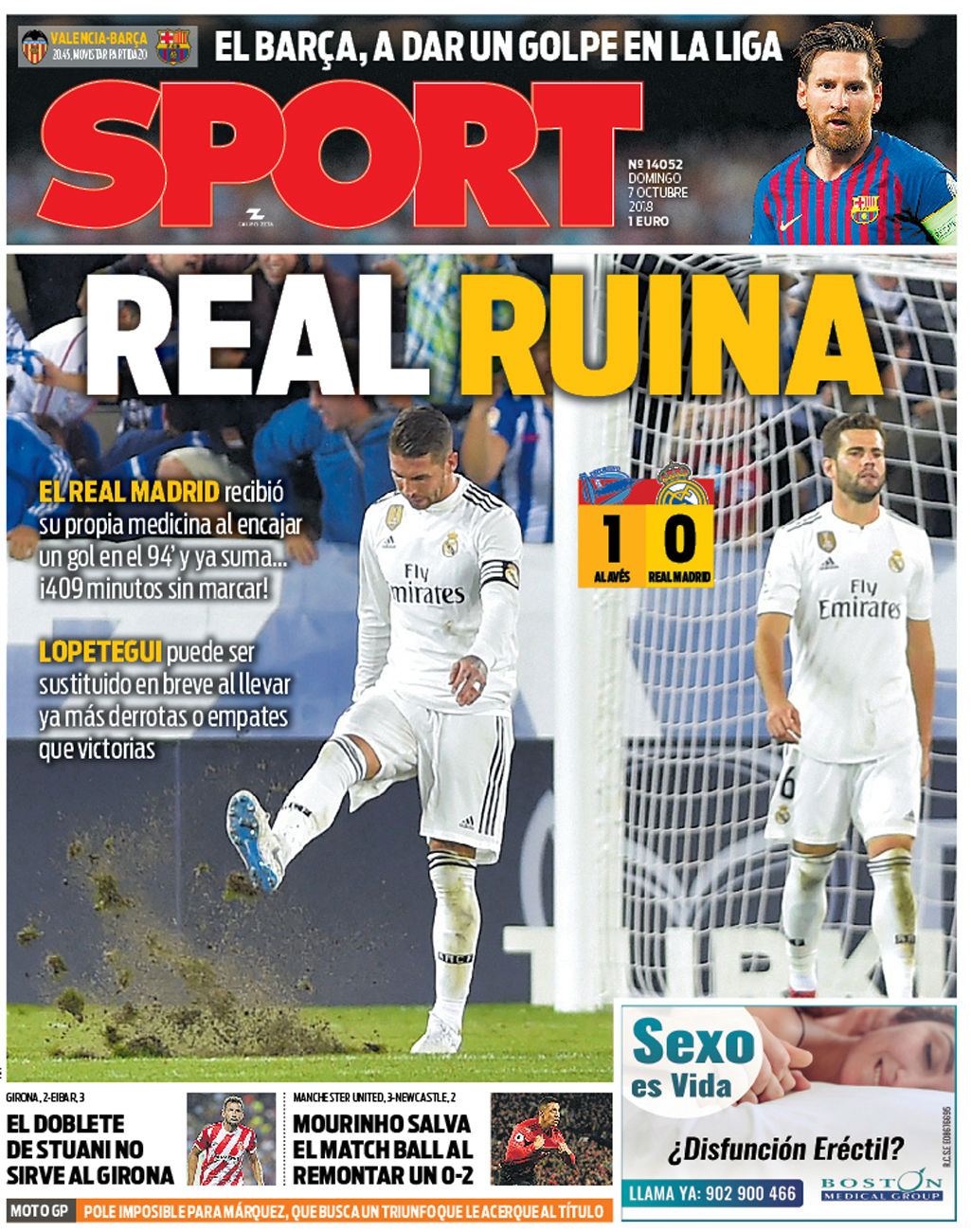"Кризис Реала". Мадридские и каталонские газеты проявляют редкое единодушие - изображение 3