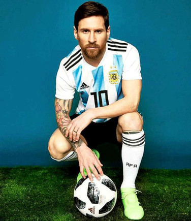Messi botas Adidas en el Mundial