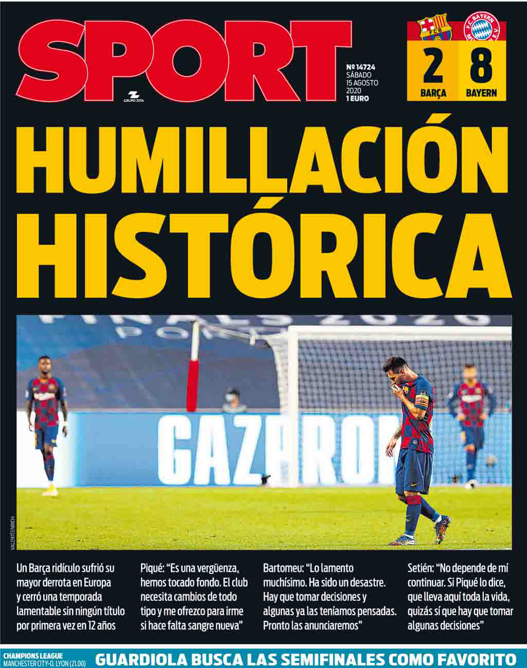 SPORT | Noticias del Barça, La Liga, fútbol y otros deportes