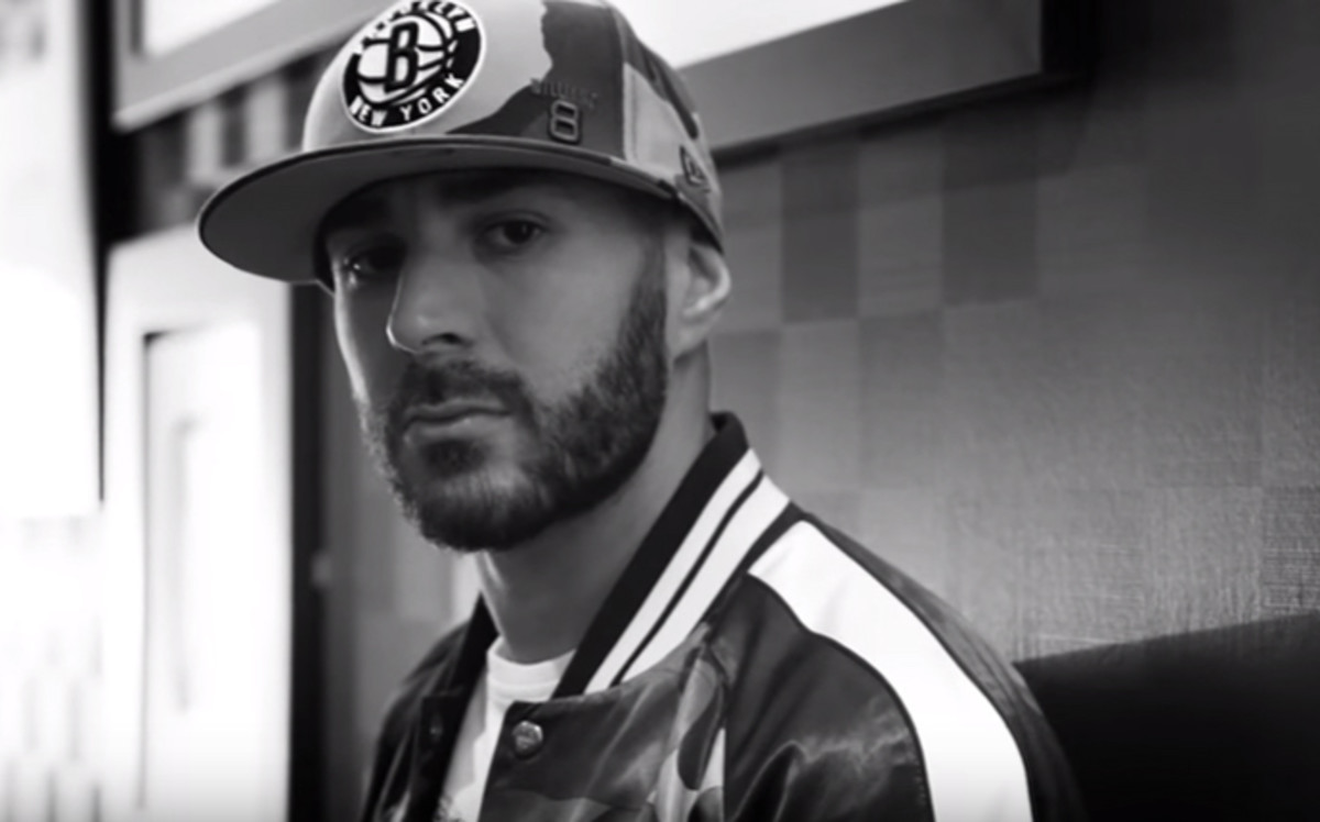 Karim Benzema filmed in controversial rap music video