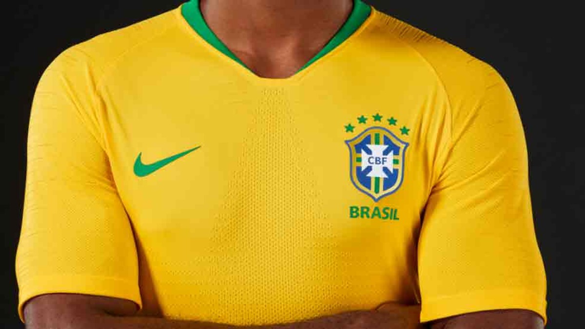 camiseta seleccion brasil 2018