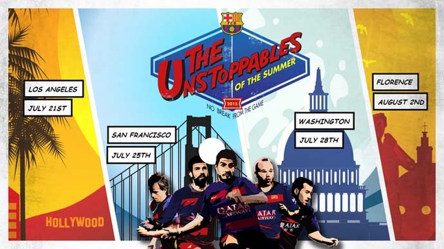 Los "imparables" del Barça, a la conquista de EE.UU