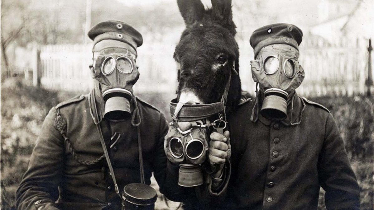 La tecnología de las máscaras de gas en la Gran Guerra