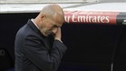 Zidane, desbordado tras la derrota frente al Barça
