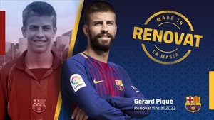Piqué renovó por el FC Barcelona