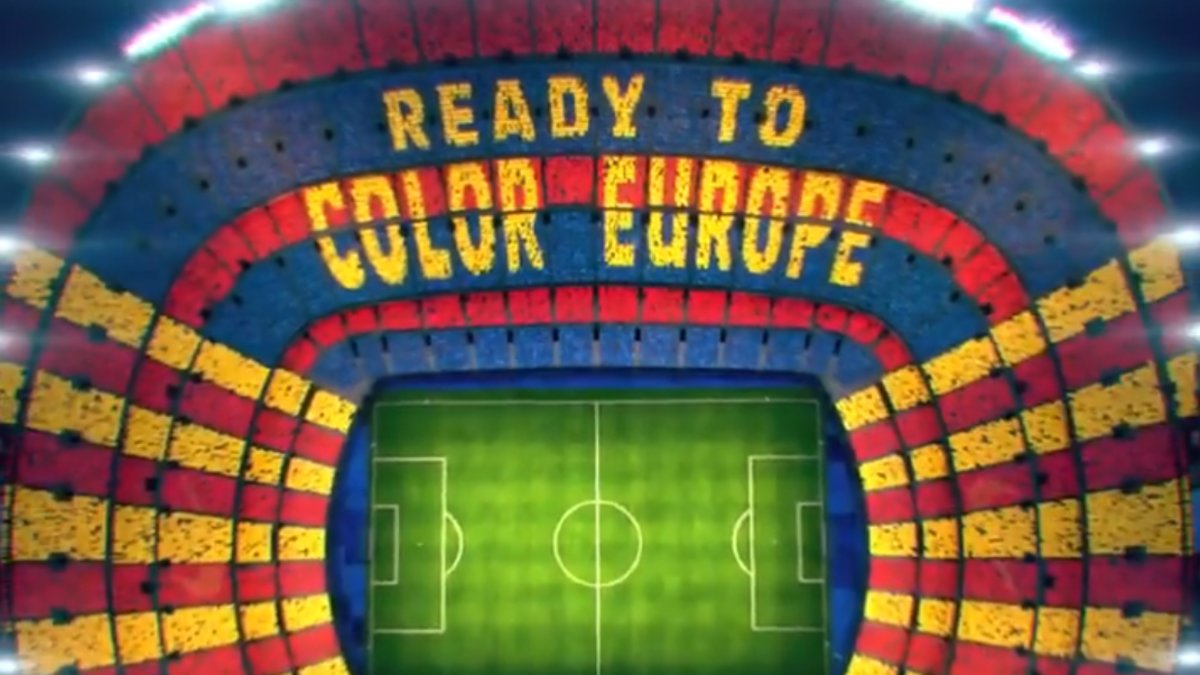 Barça mosaic for Liverpool＇s visit: Ready to color Europe