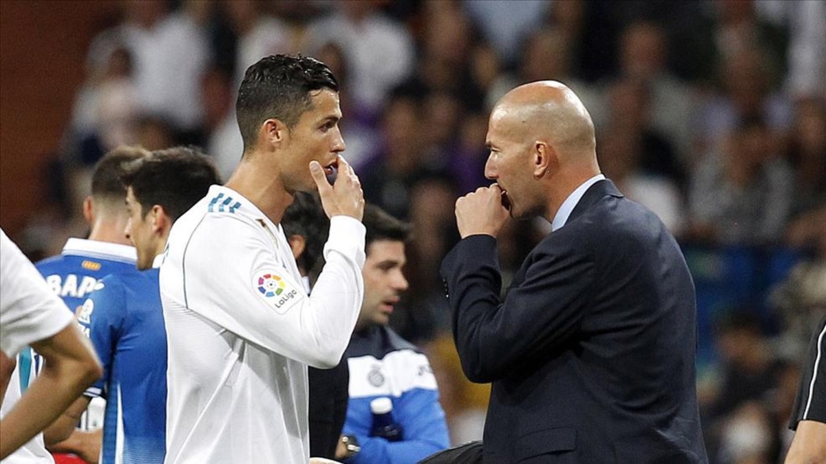 Zinedine Zidane on Cristiano Ronaldo: We are a bit ...