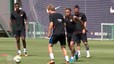 Primer entreno de Semedo con sus nuevos compañeros en el Barça